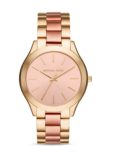 Slim Runway Two-Tone Watch