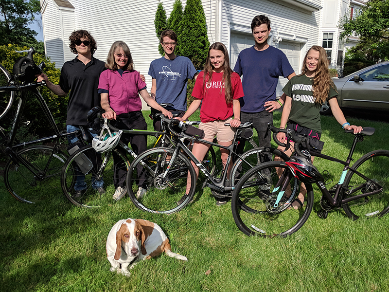 Cyclist Brings Her Own Family Peloton To Anchor House “Ride for